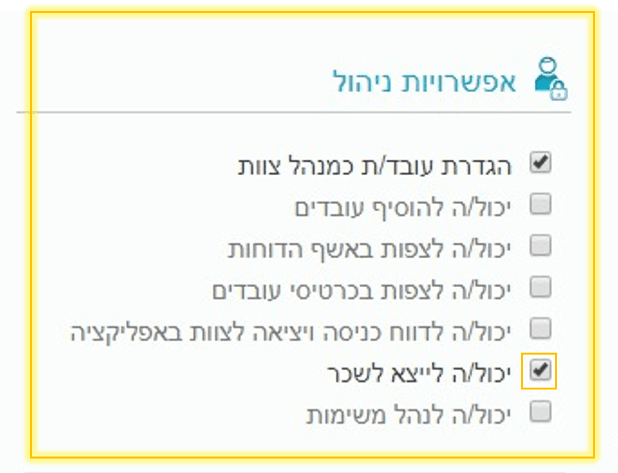 מתן הרשאה לחשבת שכר